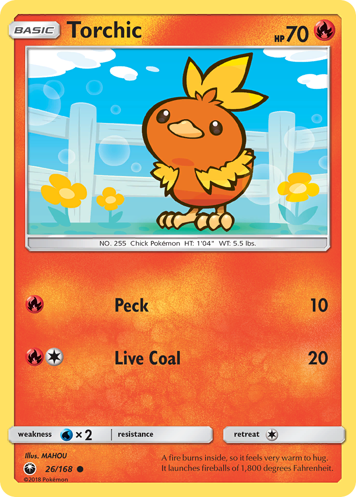 Celestial Storm Torchic #26/168